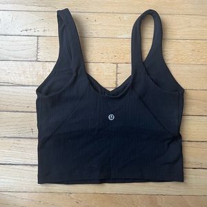 NWOT Lululemon Align Ribbed Tank Top in Black Size 4